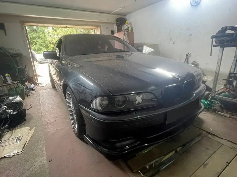 Встановлення ГБО на BMW 535i у Запоріжжі загальний вигляд